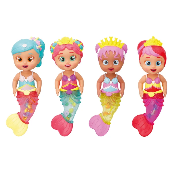 ΠΛΑΤΣΟΥΛΙΝΙΑ SHIMMER MERMAIDS ΚΟΥΚΛΑ ΜΠΑΝΙΟΥ - 4 ΣΧΕΔΙΑ