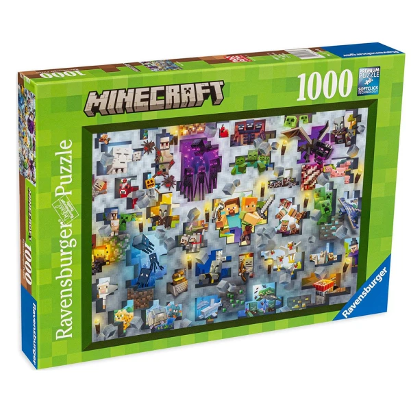 RAVENSBURGER ΠΑΖΛ 1000 τεμ. MINECRAFT CHALLENGE