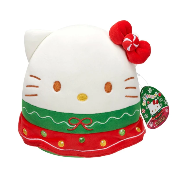 SQUISHMALLOWS SANRIO XMAS PLUSH 20 cm - HELLO KITTY CANDY SKIRT