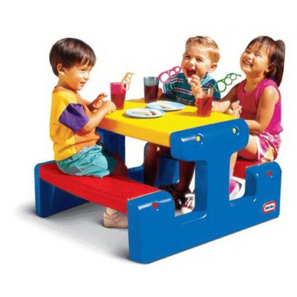 LITTLE TIKES RED PIC NIC TABLE