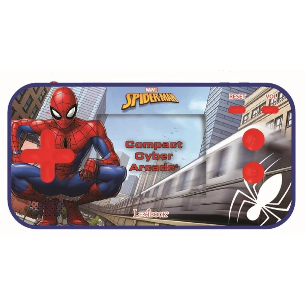 LEXIBOOK ΦΟΡΗΤΗ ΗΛΕΚΤΡΟΝΙΚΗ ΚΟΝΣΟΛΑ ΧΕΙΡΟΣ SPIDERMAN-150 ΠΑΙΧΝΙΔΙΑ