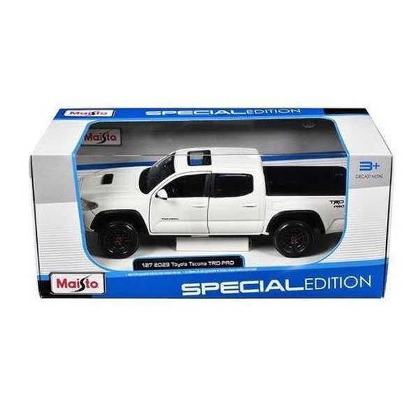 MAISTO 1:27 SPECIAL EDITION 2023 TOYOTA TACOMA TRD PRO WHITE