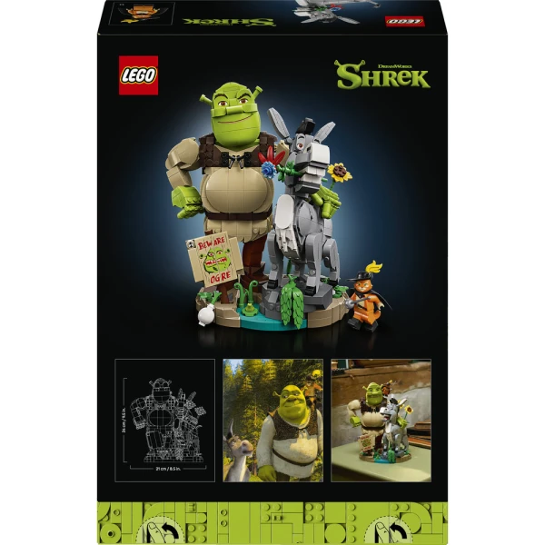 LEGO® SHREK ΣΡΕΚ ΓΑΪΔΑΡΟΣ & ΓΑΤΟΣ ΣΤΙΣ ΜΠΟΤΕΣ