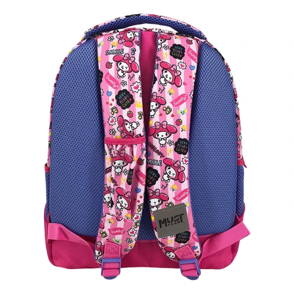 MUST TEAM ΤΣΑΝΤΑ ΠΛΑΤΗΣ 32X18X43 εκ. ΜΕ 3 ΘΗΚΕΣ MY MELODY PINK BOW