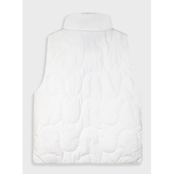 ENERGIERS SLEEVELESS JACKET WHITE