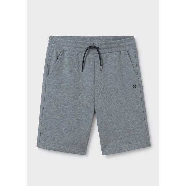 MAYORAL BERMUDA SHORTS SWEATER BASIC MELANZE GREY
