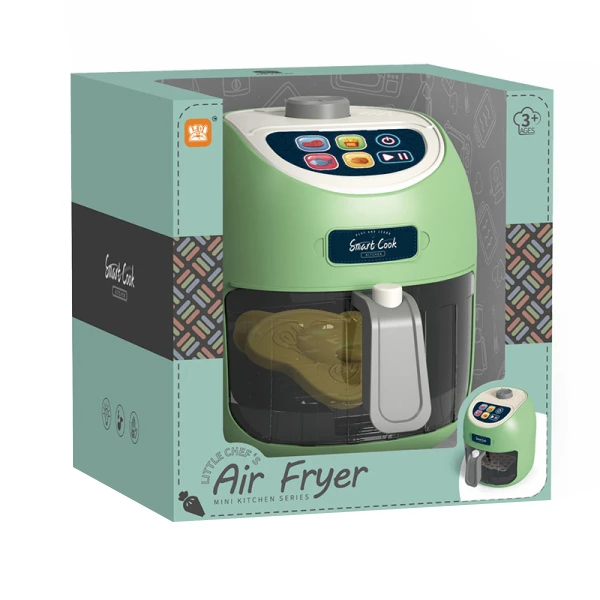 MINT GREEN AIR FRYER WITH TOUCH FUNCTIONS LIGHTS & SOUNDS