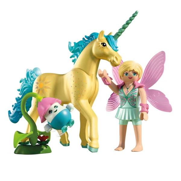 PLAYMOBIL UNICORN WITH BLUE MANE