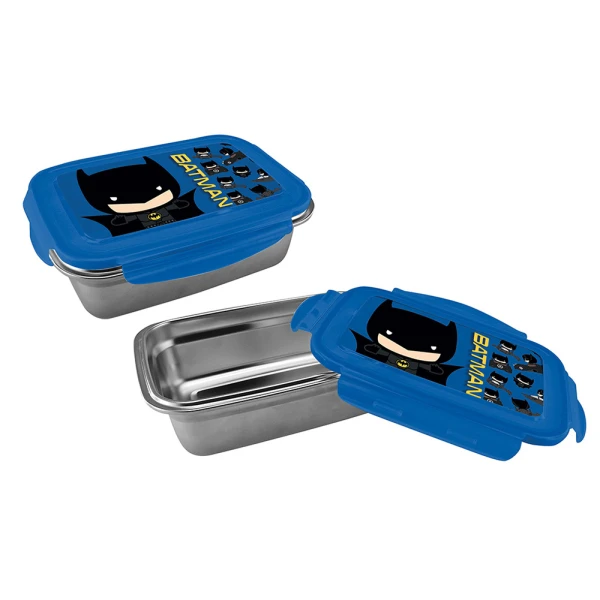 STAINLESS STEEL FOOD CONTAINER BATMAN PRESCHOOL