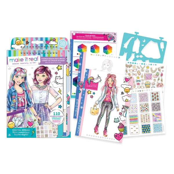 MAKE IT REAL - FASHION DESIGN SKETCHBOOK DIGITAL DREAM