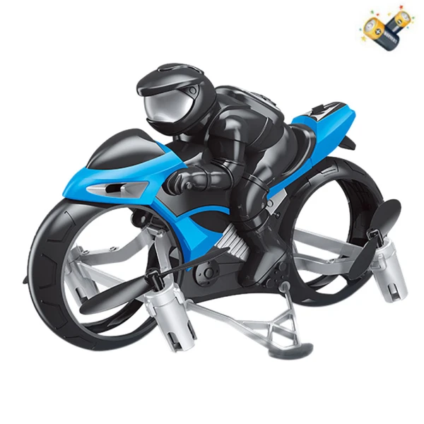 REMOTE CONTROL MOTORCYCLE THA FLIES 2.4GHz - BLUE