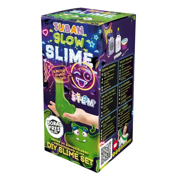 TUBAN DIY SLIME ΣΕΤ ΚΑΤΑΣΚΕΥΗΣ SLIME GLOW IN THE DARK