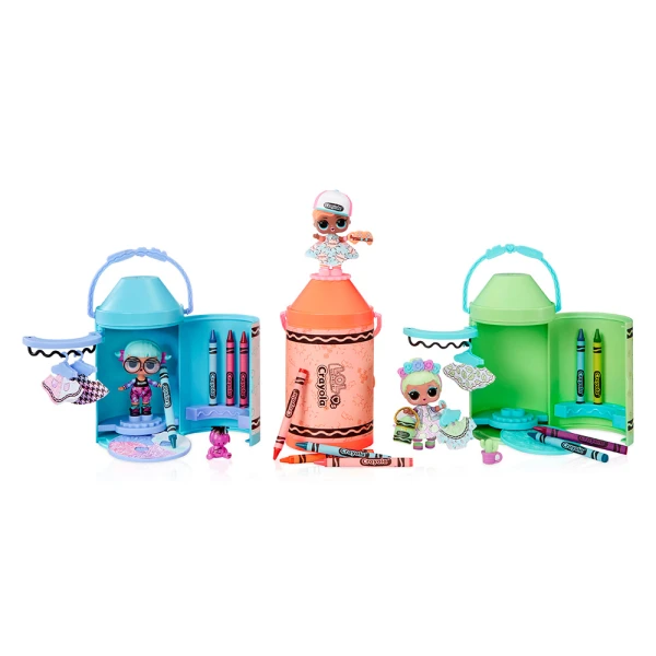 L.O.L. SURPRISE LOVES CRAYOLA STUDIO ΖΩΓΡΑΦΙΚΗΣ ΜΕ ΚΟΥΚΛΑ