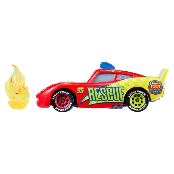 CARS RACE & RESCUE CAR WITH ACCESSORIES LIGHTNING McQUEEN