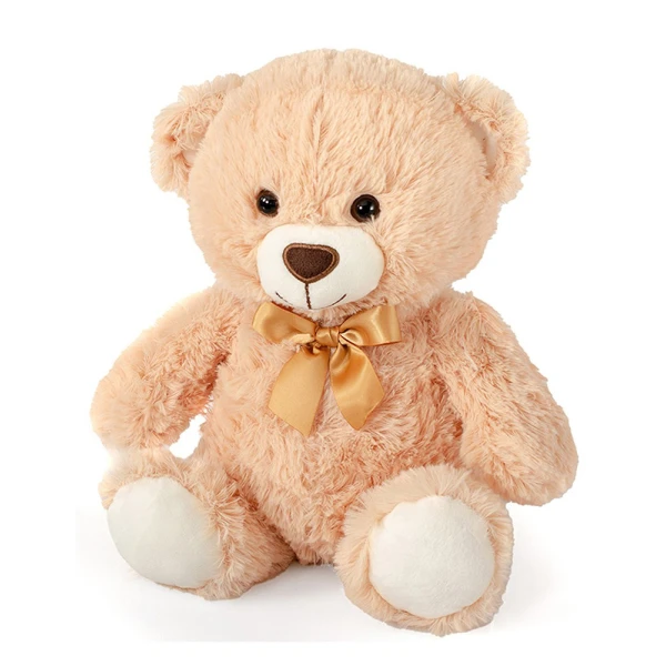 PLUSH SITTING BEAR 30 cm - 5 COLOURS