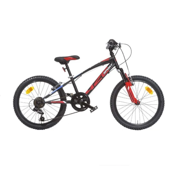 DINO BIKES ΠΟΔΗΛΑΤΟ 20\'\' MTB BOY ΜΑΥΡΟ-ΚΟΚΚΙΝΟ 2023