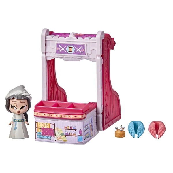 MINI PLYASET FROZEN 2 WITH SHOP AND SLEIGH - HONEYMAREN