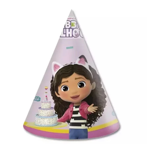 PAPER CAPS 6 pcs GABBY\'S DOLLHOUSE DREAMWORKS