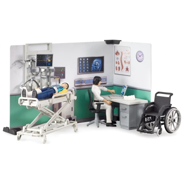 BRUDER HOSPITAL WITH DOCTOR AND PATIENT