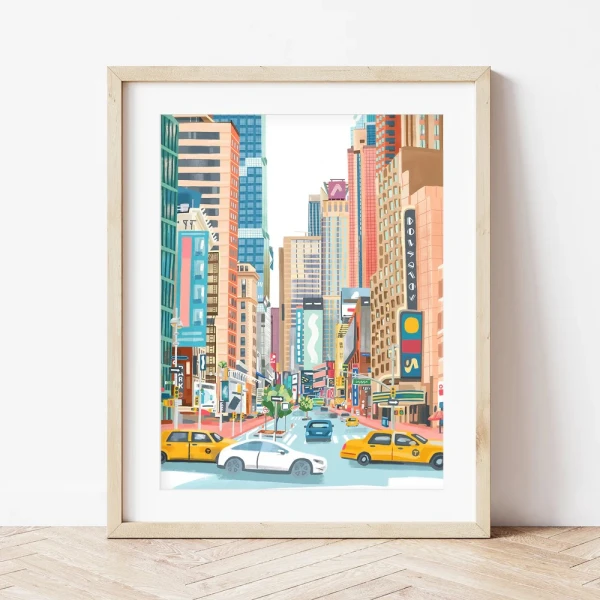 PETIT PINCEAU ΖΩΓΡΑΦΙΚΗ ΜΕ ΑΡΙΘΜΟΥΣ - BROADWAY AND WEST 53RD