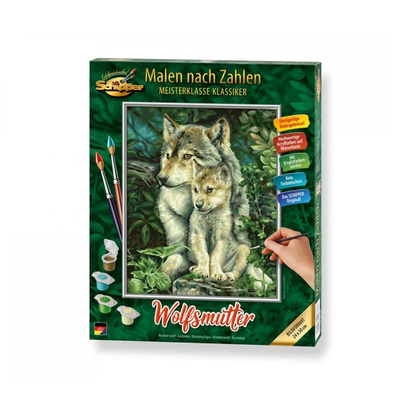 SCHIPPER MNZ ΖΩΓΡΑΦΙΚΗ ΜΕ ΑΡΙΘΜΟΥΣ - MOTHER WOLF