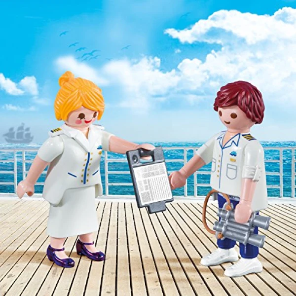 PLAYMOBIL DUO PACK ΠΡΟΣΩΠΙΚΟ ΚΡΟΥΑΖΙΕΡΟΠΛΟΙΟΥ