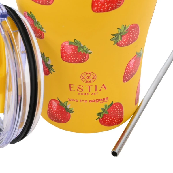 ESTIA HOME ART ΚΟΥΠΑ ΚΑΦΕ 350ml - BERRY BRIGHT