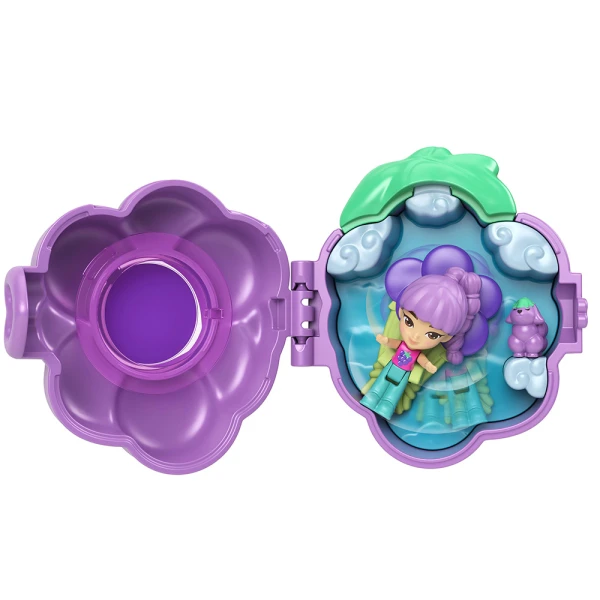POLLY POCKET MINI SET WITH FRUITS - GRAPE
