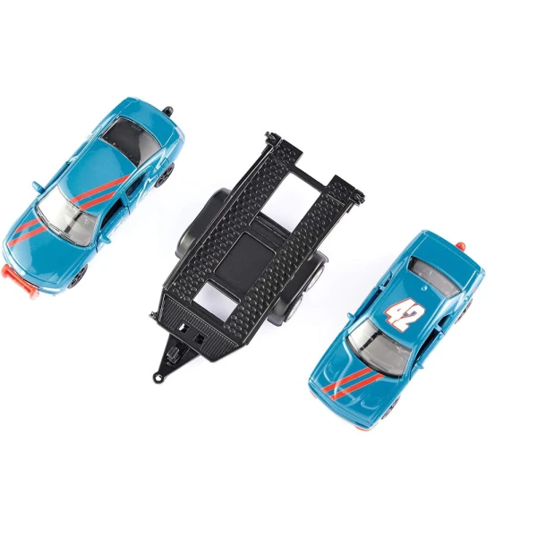 SIKU ΑΥΤΟΚΙΝΗΤΑΚΙ ΑΓΩΝΙΣΤΙΚΟ DODGE CHARGER & ΤΡΕΙΛΕΡ ΜΕ DODGE CHALLENGER SRT