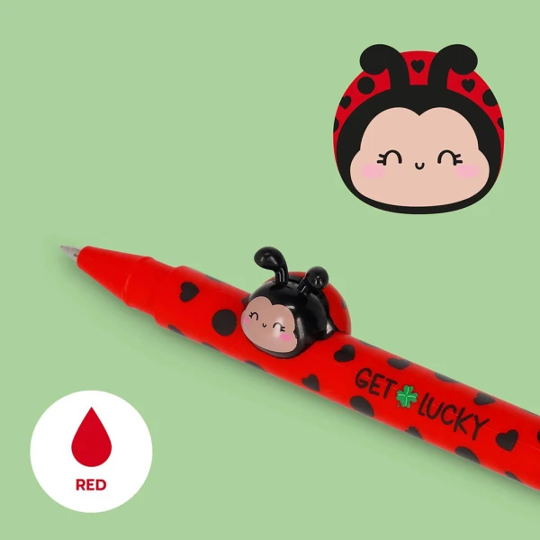 LEGAMI GEL PEN LOVELY FRIENDS  - LADYBUG