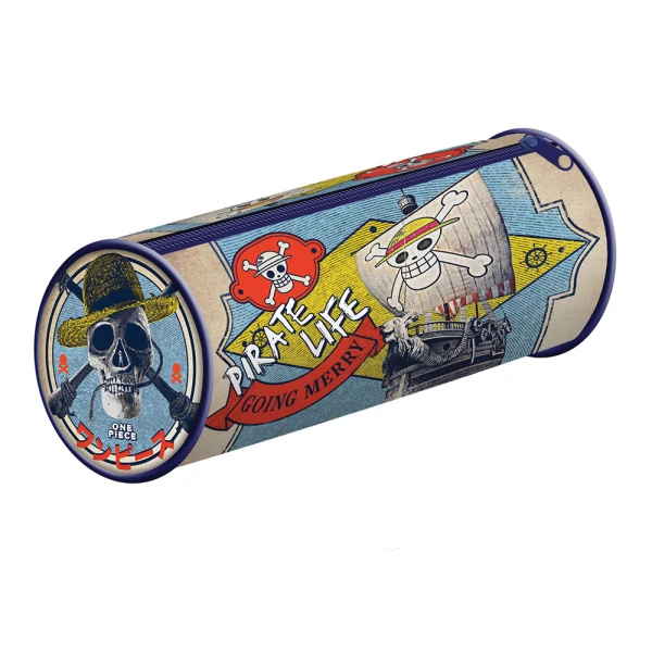 BARREL PENCIL CASE ONE PIECE LIVE ACTION (GOING MERRY)