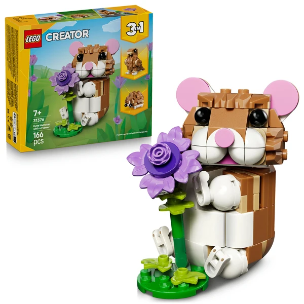 LEGO® CREATOR ΧΑΡΙΤΩΜΕΝΟ ΧΑΜΣΤΕΡ ΜΕ ΛΟΥΛΟΥΔΙ