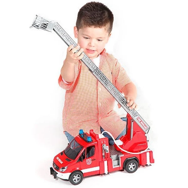 BRUDER FIRE VEHICLE MERCEDES SPRINTER WITH RECEPTION FOR WATER