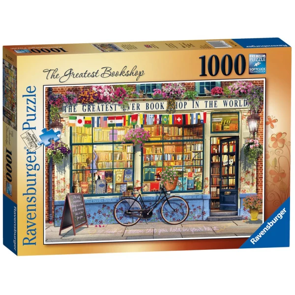 RAVENSBURGER ΠΑΖΛ 1000 τεμ. ΒΙΒΛΙΟΠΩΛΕΙΟ