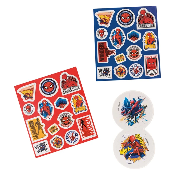 AS DRAWING SET MARVEL SPIDERMAN TRANSPARENT BAG FOR AGES 3+