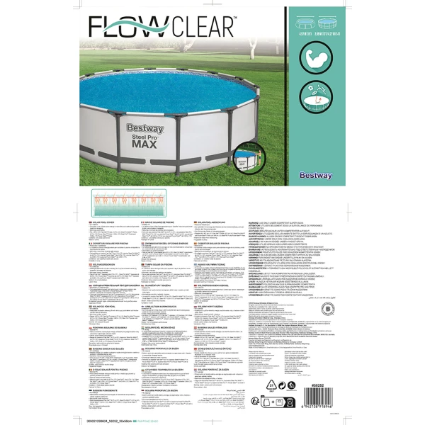 BESTWAY FLOWCLEAR SOLAR POOL COVER 