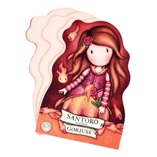 GORJUSS SANTORO CHARACTER SMALL NOTEBOOK FIRE IN MY HEART