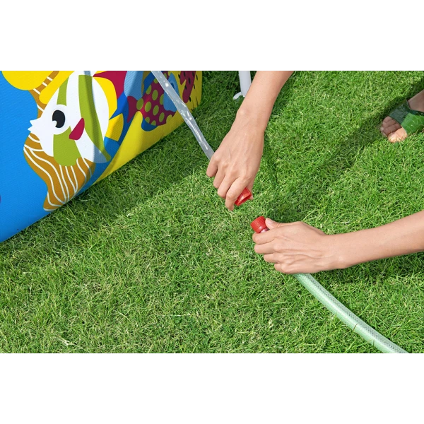 BESTWAY STEEL PRO UV CAREFUL 183X51 cm SPLASH-IN-SHADE PLAY POOL
