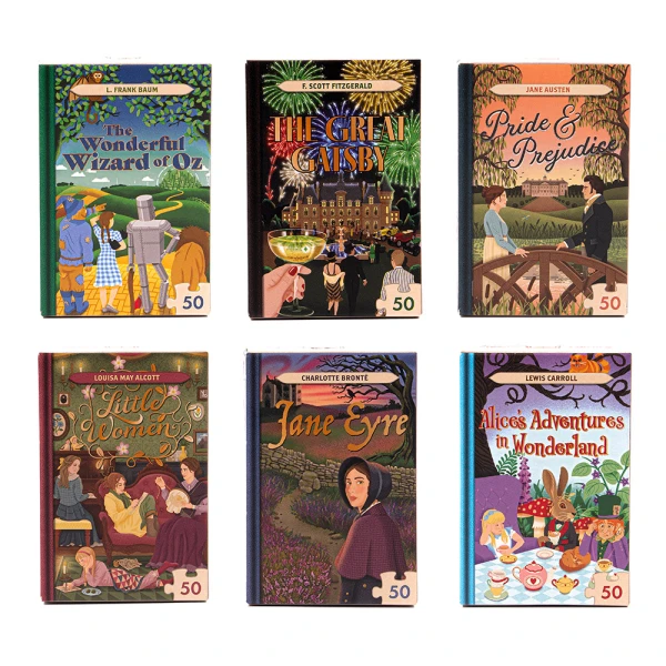 JIGSAW LIBRARY ΜΙΝΙ ΠΑΖΛ 50 τεμ. - 6 ΣΧΕΔΙΑ