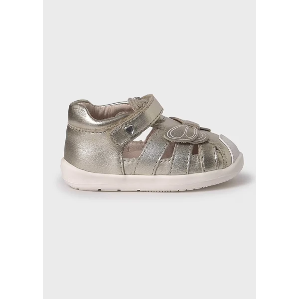 SANDALS CLOSED GOLD