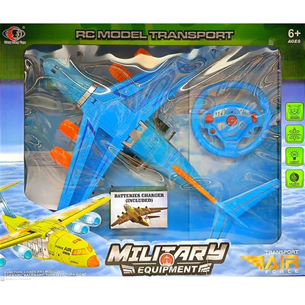 REMOTE CONTROLLED LARGE AIRPLANE WITH CHARGER - 2 COLOURS