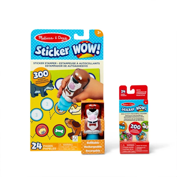 MELISSA & DOUG WOW STICKERS - 4 DESIGNS