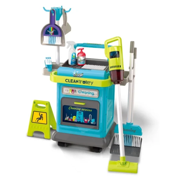 CLEANING TROLLEY WITH LIGHTS & SOUNDS