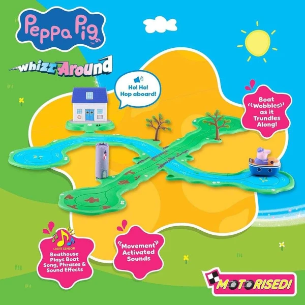 PEPPA PIG WHIZZ AROUND PLAYSET GRANDPA PIG BOAT