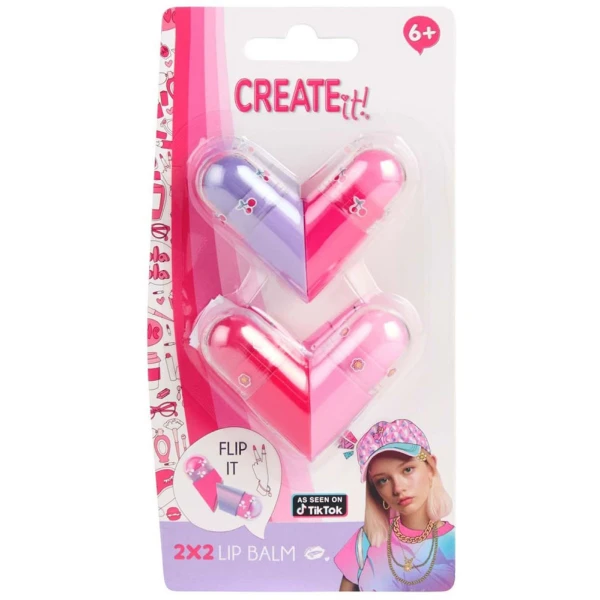 CREATE IT! LIP BALM FLIP ΚΑΡΔΙΑ