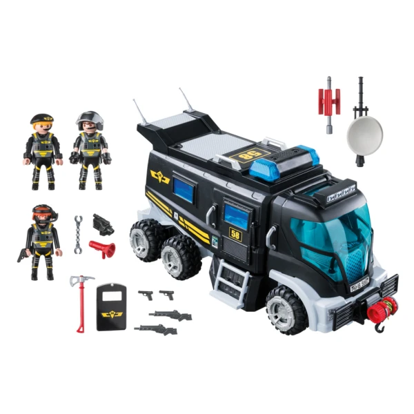 PLAYMOBIL CITY ACTION ΘΩΡΑΚΙΣΜΕΝΟ ΟΧΗΜΑ ΕΙΔΙΚΩΝ ΑΠΟΣΤΟΛΩΝ
