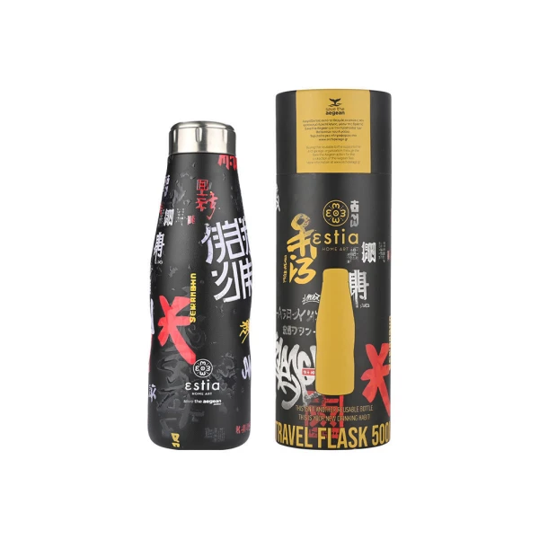 ESTIA HOME ART ΘΕΡΜΟΣ TRAVEL FLASK 500ml - TOKYO UNDERROUND