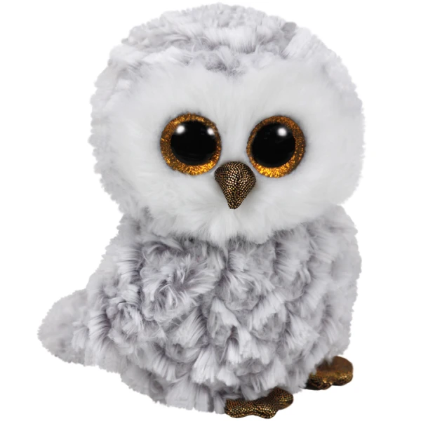 TY BEANIE BOOS PLUSH WHITE OWL 15 cm