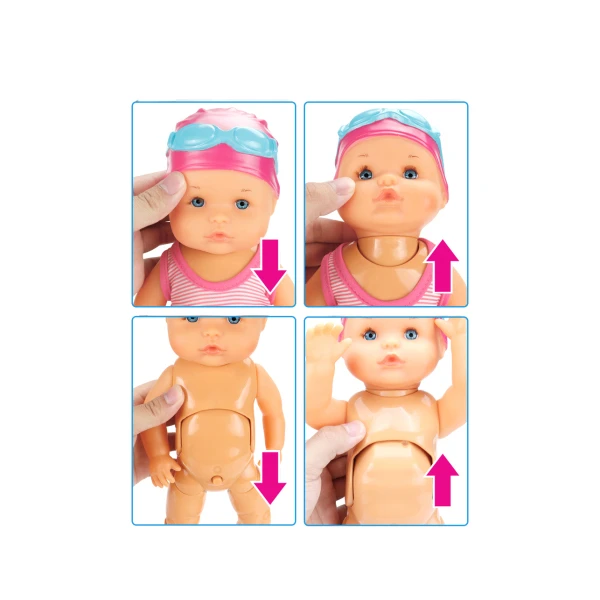 32 cm. REALLY SWIMMING BABY DOLL