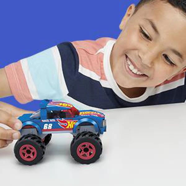 HOT WHEELS MIGHTY RACE ACE™ & GUNKSTER™ - BLUE